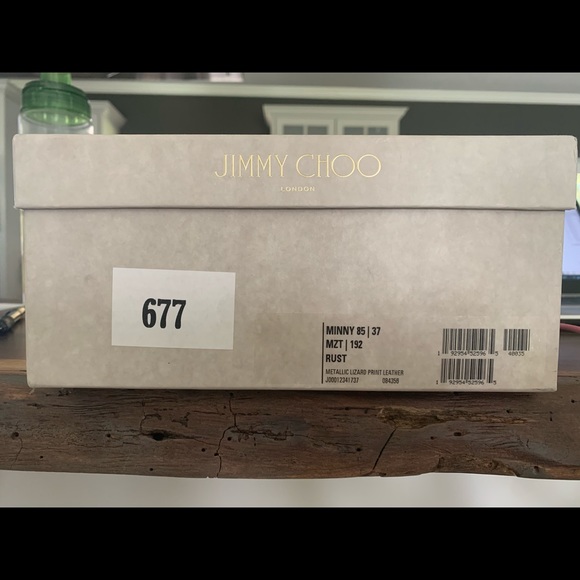 Jimmy Choo Minny Rust Lizard - Picture 10 of 13